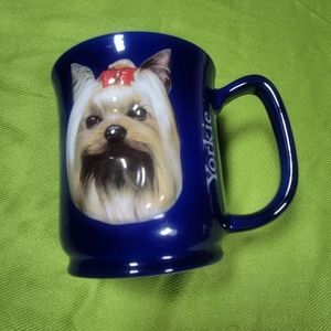 Yorkie Coffee Mug Molded Face & Paw 🐾
